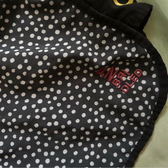 UNBR!DLED “Ellen Dot Runner”-Black and White Polka Dot Running Shorts - Picture 7 of 9